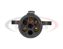 7-Way Round to 4-Pin Flat Converter