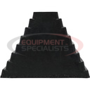 Heavy Duty Rubber Wheel Chock with Chain Eye 10x8x6 Inch