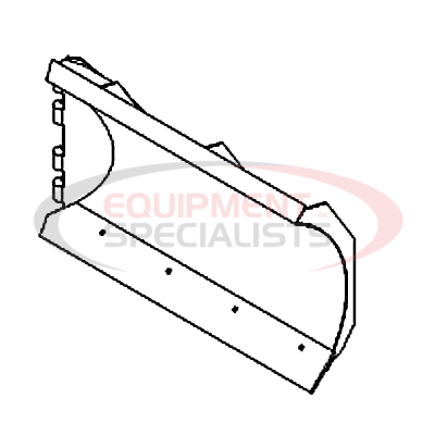 BLADE HALF, RTII, LEFT (9'2) [WELD] [RED]