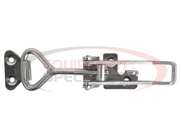 6" Heavy Duty Stainless Steel Adjustable-Grip Draw Latch