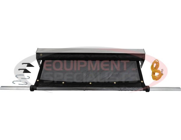Aluminum Tarp System With Solid Tarp 6-1/2 x 15 Foot, 84 Inch Width