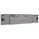 24x24x86 Inch Diamond Tread Aluminum Straight Side Tunnel Truck Tool Box with Shelf