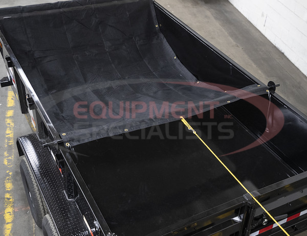 Dump Tarp Kit (Round Axle), Mesh Tarp, 8 x 22 Foot