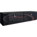24x24x96 Inch Pro Series Black Steel Truck Box