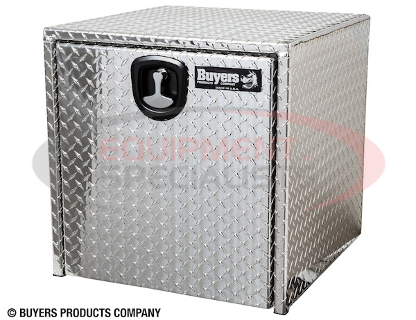 20x20x36 Inch Diamond Tread Aluminum Underbody Truck Box with 3-Pt. Latch