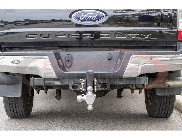 Adjustable Tri-Ball Hitch with Chrome Towing Balls for 2-1/2 Inch Hitch Receivers
