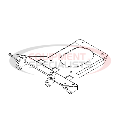 SKID PLATE ASM, JD GATOR, 2011+ [WELD] [BL
