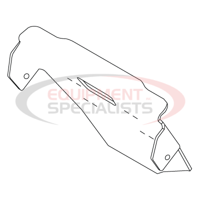 REAR BRKT ASM, UC, HONDA BIG RED [WELD, BLK]