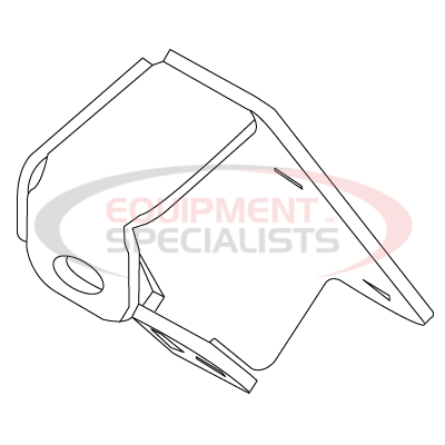 MIDDLE BRKT, DR, HONDA BIG RED [WELD, BLK]