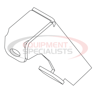 MIDDLE BRKT, PS, HONDA BIG RED [WELD, BLK]