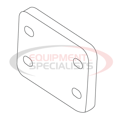 SPACER PLT, CLUB CAR XRT1550 [BLACK]