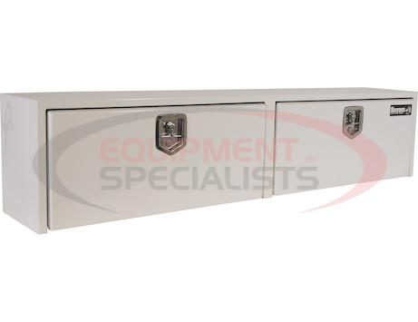 16x13x88 Inch Diamond Tread Aluminum Topsider Truck Box with Flip-Up Doors
