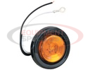 2 INCH RED ROUND MARKER/CLEARANCE LIGHT KIT WITH 1 LED (PL-10 CONNECTION, INCLUDES GROMMET AND PLUG)
