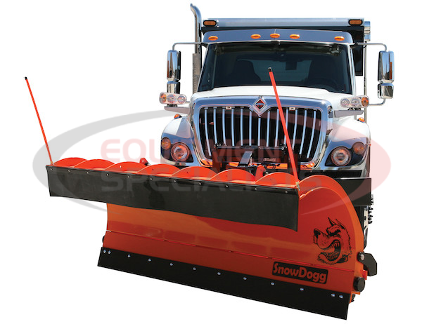 SnowDogg? Full Trip Steel MuniPlow 10 Foot x 42 Inch-Swivel-3 Inch Cylinder