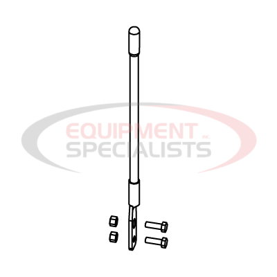 BLADE GUIDE KIT SHORT, (2) GUIDES W/HDW