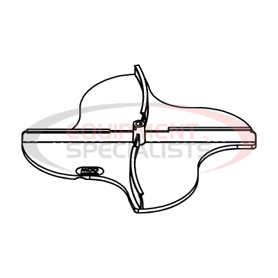 WBS15965 SPINNER, 100 LB, SS, BRCAST, 17+
