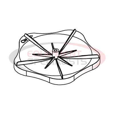 SPINNER, 100 LB, POLY, BRCAST, 17+