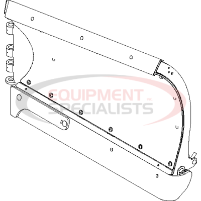 BLADE HALF W/EDGE, RT3, LH, 8'2, POLY DXT