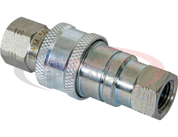 SAM 1/4 Inch NPT Coupler With Male Hose And Female Block-Replaces Meyer #15847C