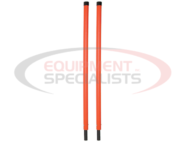 1-5/16 X 36 INCH FLUORESCENT ORANGE OVERSIZED BUMPER MARKER SIGHT RODS