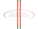 1-5/16 X 36 INCH FLUORESCENT ORANGE OVERSIZED BUMPER MARKER SIGHT RODS