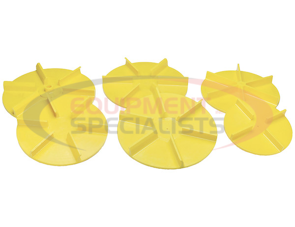 SAM Universal Yellow Poly Replacement Spinner 24 Inch Diameter Straight