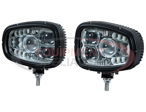 SAM Universal Heated LED Snow Plow Headlights