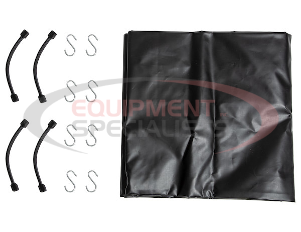 Replacement 10 Foot Tarp Kit for 120 x 47 Inch SCH Hopper for SaltDogg? 1400300SS and 1400350SS Spreaders