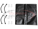 Replacement 10 Foot Tarp Kit for 120 x 47 Inch SCH Hopper for SaltDogg? 1400300SS and 1400350SS Spreaders