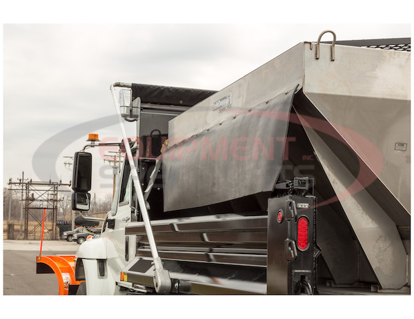 Belted Rubber Side Deflector/Spill Shield for SaltDogg? Spreader