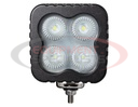 HEATED 4 INCH SQUARE LED FLOOD LIGHT - CLEAR