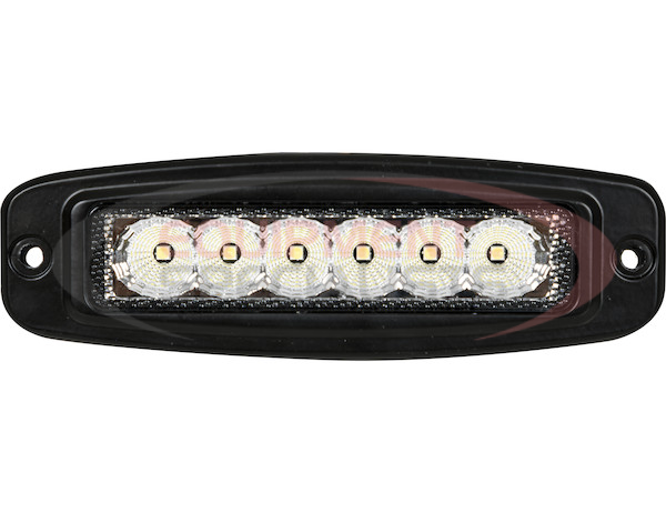 Ultra Bright 7.5 Inch LED Flood Light with Angled Mounting Bracket