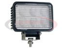 4 Inch by 6 Inch Rectangular LED Clear Flood Light with White Housing