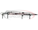 14-1/2 Foot Black Service Body Ladder Rack