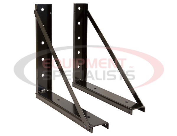 24x24 Inch Welded Black Structural Steel Mounting Brackets