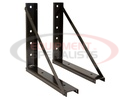 24x24 Inch Welded Black Structural Steel Mounting Brackets