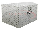 35 Inch Wide Diamond Tread Aluminum Trailer Tongue Truck Box