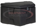 36 Inch Wide Black Poly Trailer Tongue Truck Box