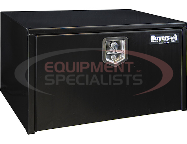 18x18x30 Inch Black Steel Underbody Truck Box