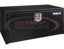 18x18x36 Inch Black Steel Underbody Truck Box