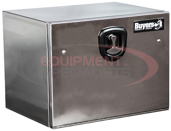 18x18x48 Stainless Steel Truck Box With Stainless Steel Door With Mirror-Finish Box and Door