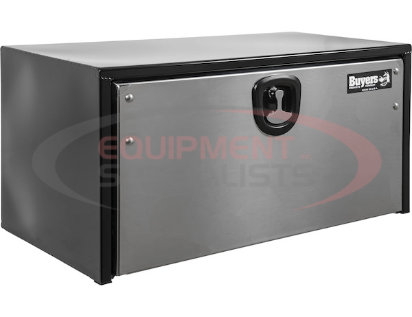 18x18x36 Inch Black Steel Truck Box With Stainless Steel Door