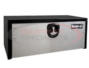 18x18x60 Inch Black Steel Truck Box With Stainless Steel Door