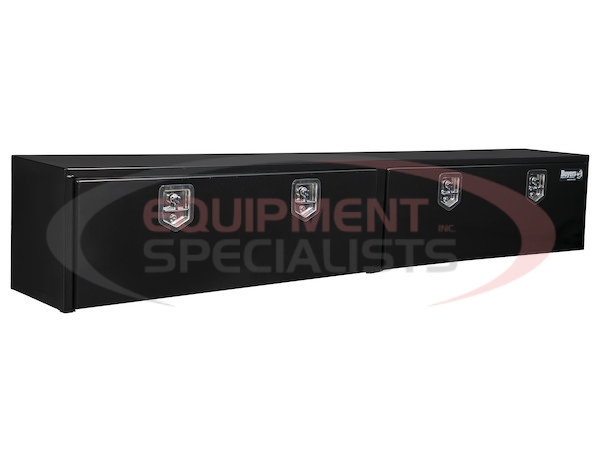 16x13x96 Inch Black Steel Topsider Truck Box