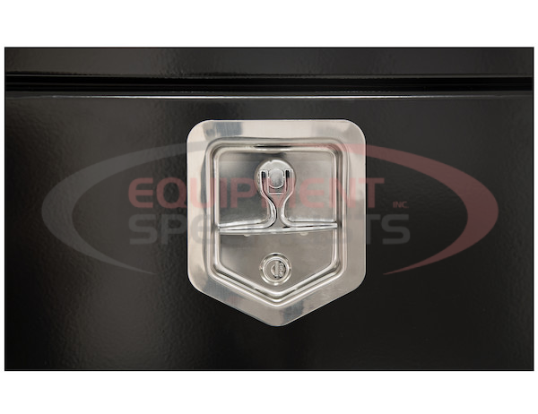 15x10x15 Inch Black Steel Underbody Truck Box with T-Handle