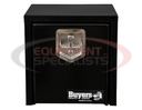15x13x15 Inch Black Steel Underbody Truck Box with T-Handle