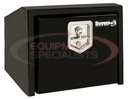 14/10.5x12x18 Inch Black Steel Underbody Truck Box With Slanted Back