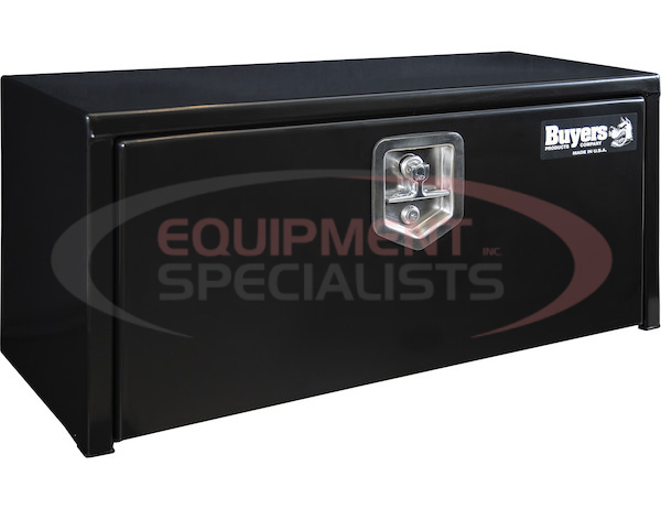14x12x30 Inch Black Steel Underbody Truck Box with T-Handle