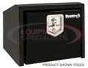 14/10.5x12x30 Inch Black Steel Underbody Truck Box With Slanted Back