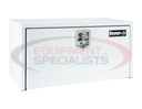 14x16x24 Inch White Steel Underbody Truck Box